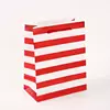 Stripe Gift Bag Red